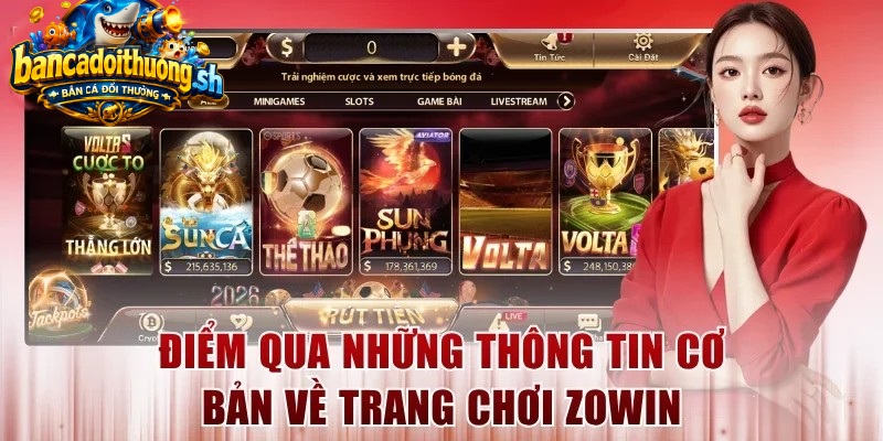 Điểm qua những thông tin cơ bản về trang chơi zowin